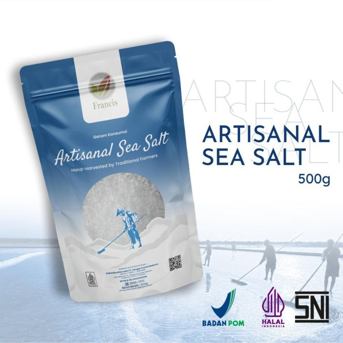 

Francis Organic Artisanal Sea Salt / Garam Laut Artisanal 500gr