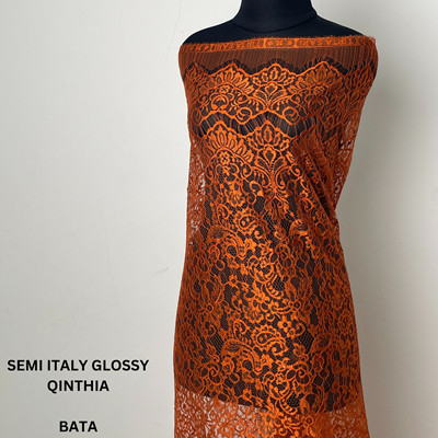Brokat Rijek Halus Glossy 3D 1 kebaya (Qinthia)