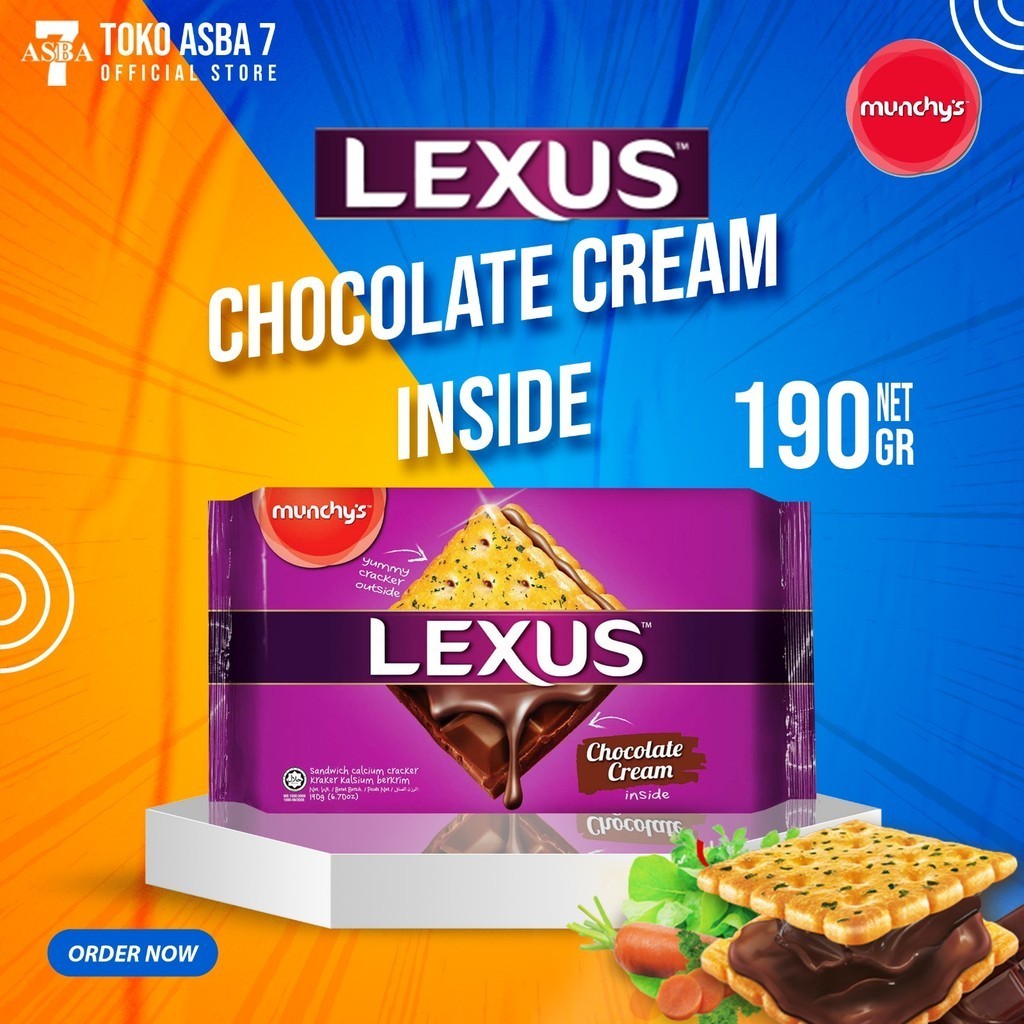 

MUNCHYS LEXUS CHOCOLATE CREAM 190G
