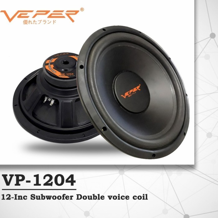 Subwoofer 12 inch Veper VP1204, DOUBLE COIL