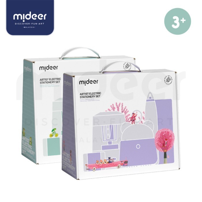 

PROMO!! -mideer artist electric stationary set purple
