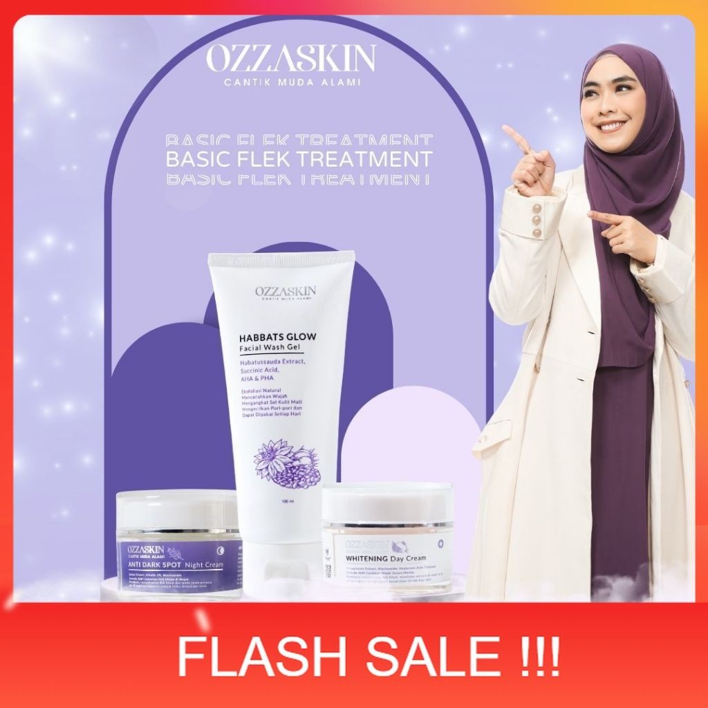 PROMO [Launching Ozzaskin] Perawatan Basic Flek Treatment Ozzaskin Skincare By Oki Setiana Dewi OZZA