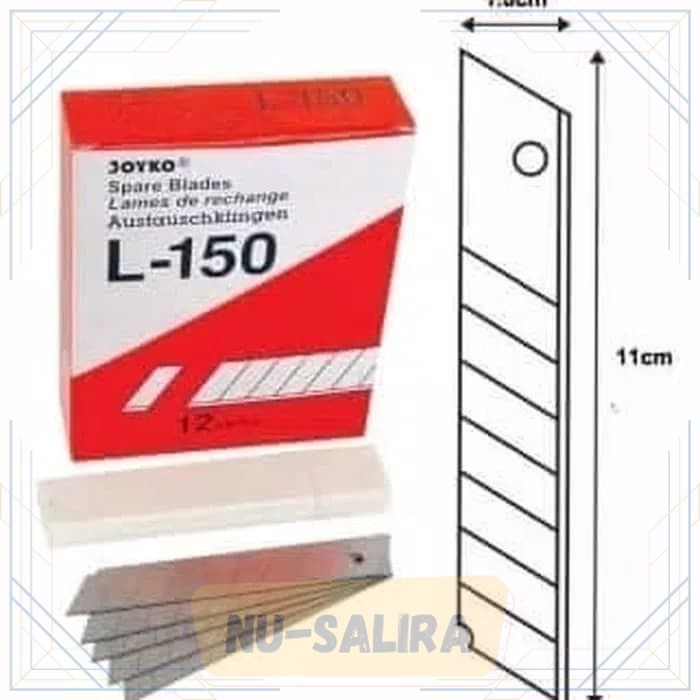 

isi carter cutter kenko L500 isi pisau karter besar isi 5pcs