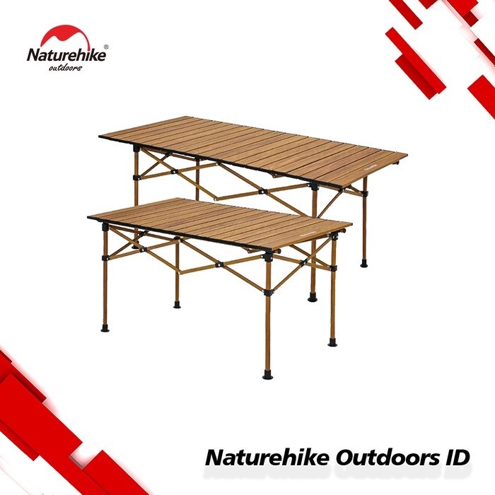 MEJA LIPAT CAMPING ALUMUNIUM NATUREHIKE CNH22JU038 FOLDING TABLE