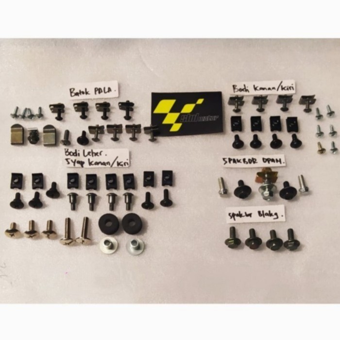 Baut Baud Body - Bodi Full Set Honda Revo Fit 110