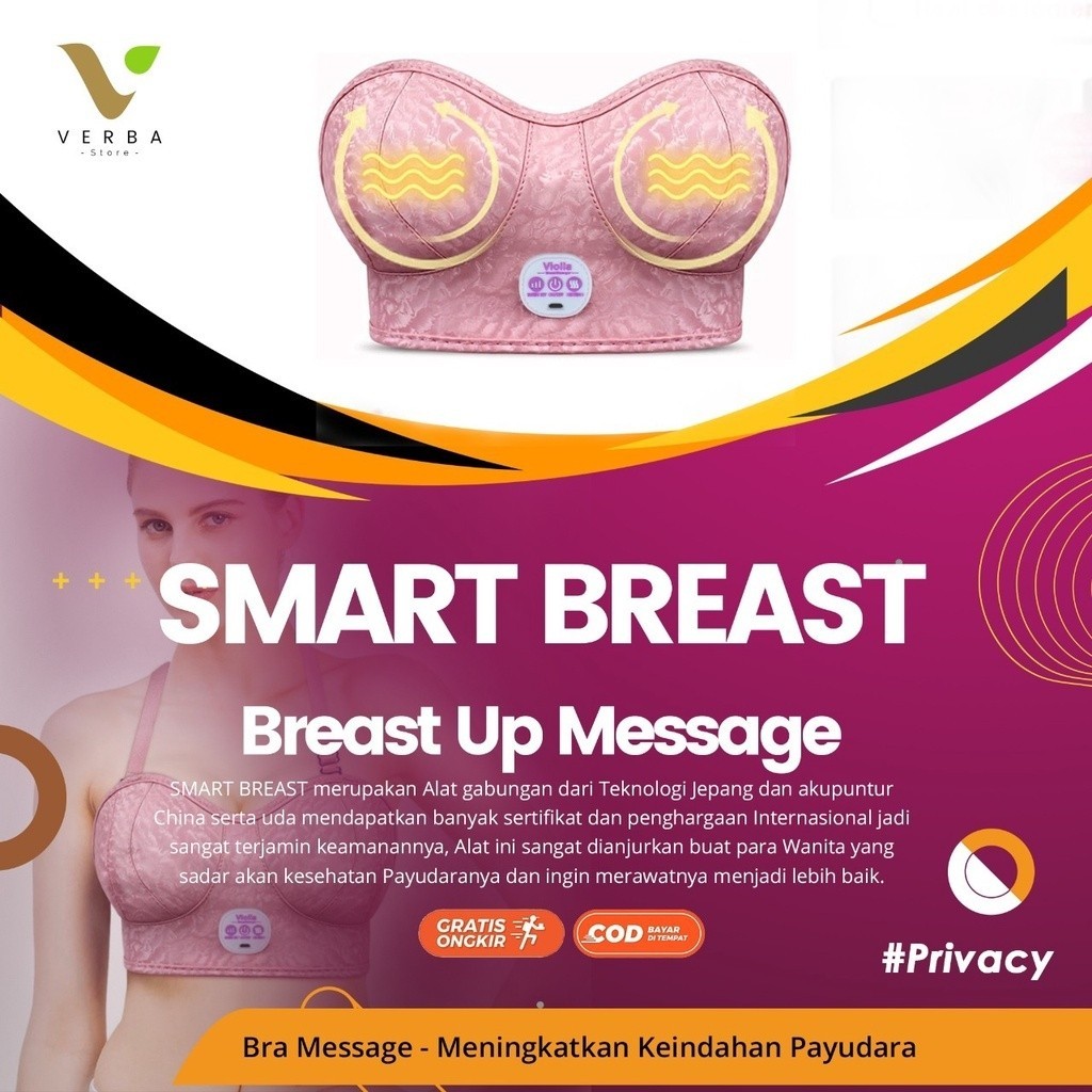 VIOLLA SMART BREAST MASSAGE - Pembesar&Pengencang Payudara Wanita dan Perawatan Kulit payudara Bra e
