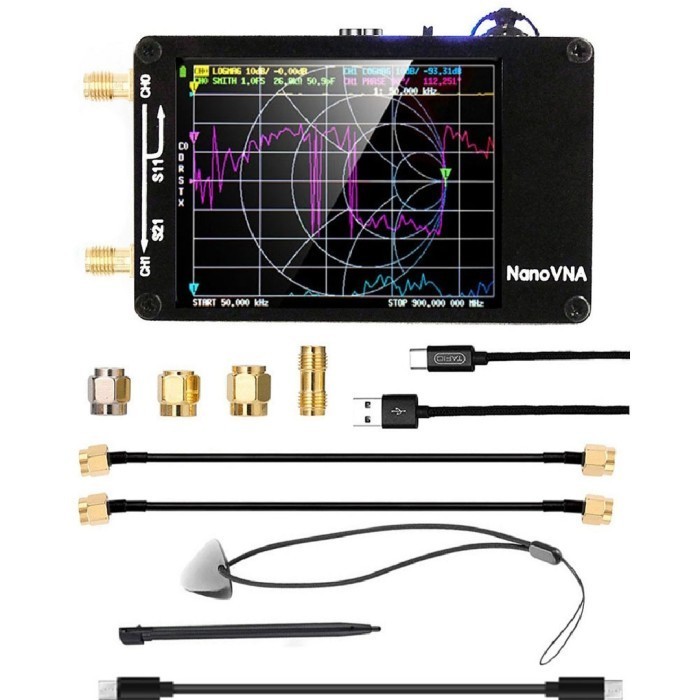 NanoVNA-H upgrade terbaru antenna Vektor jaringan antena analyzer