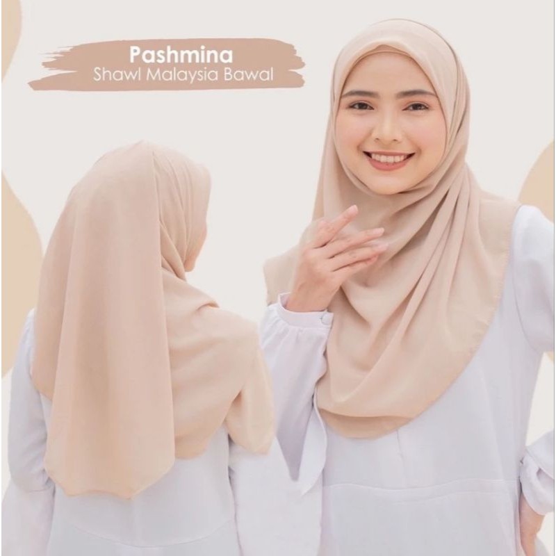 PHASMINA MALAYSIA BAWAL CURVE SHAWL CERUTY BABYDOLL