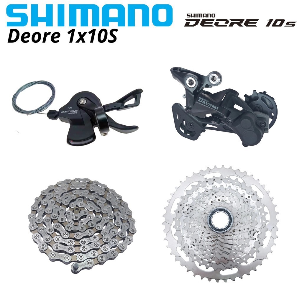 SHIMANO DEORE M4100 M5120 Cues U6000 1x10 Speed Groupset MTB Mountain Bike SL-M4100 Shift Lever Rear