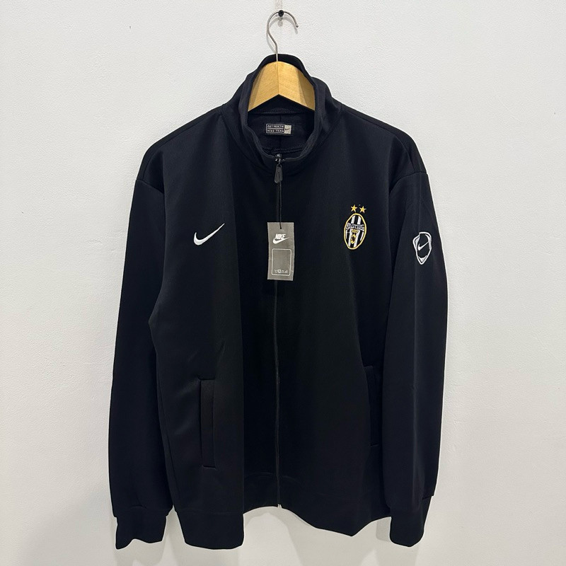 jaket tracktop pria nike x juventus - jaket olahraga casual - jaket stadion - jaket tracktop