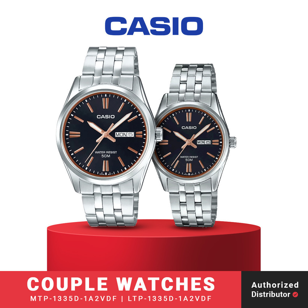 [READY INSTANT] Jam Tangan Couple Casio MTP-1335D-1A2VDF x LTP-1335D-1A2VDF