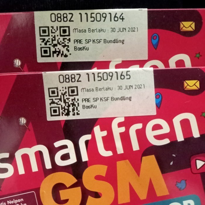NOMOR CANTIK PERDANA SMARTFREN GSM BONUS KUOTA 360GB 64, 65