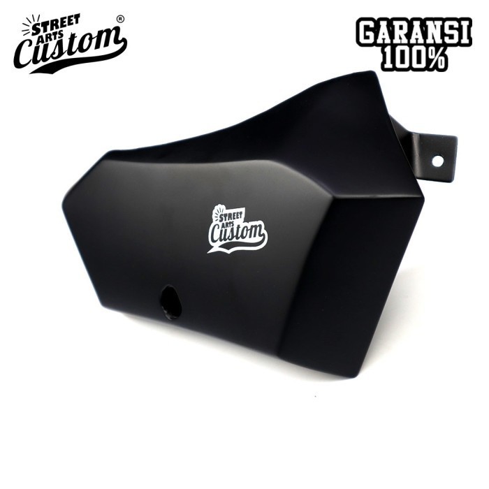 XSR 155 / Undertank Cover / Cover Delta Box / Hitam - Berlogo
