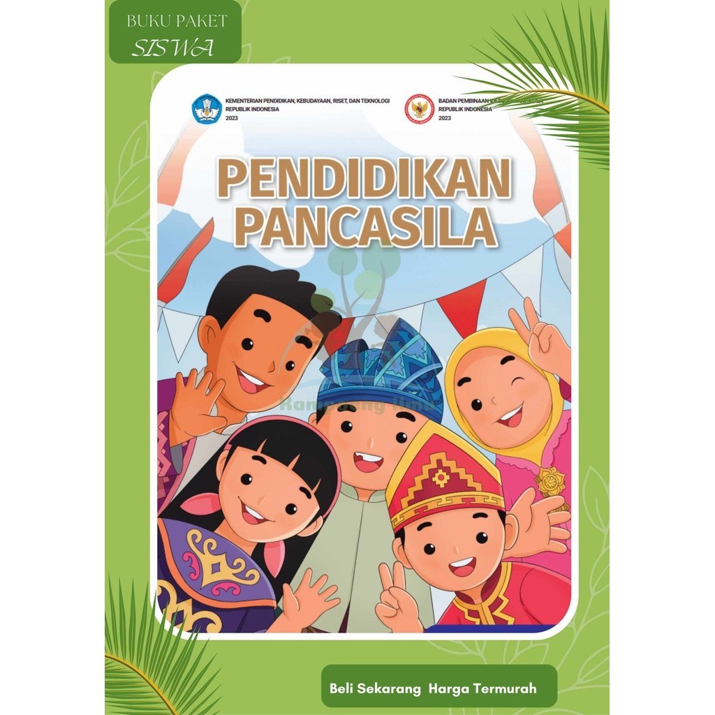 Buku Paket Siswa PPKN Kelas 4 SD Kurikulum Merdeka TERBARU