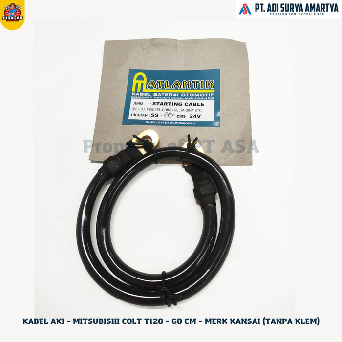 KABEL AKI MITSUBISHI COLT T-120 - MERK KANSAI - 60CM