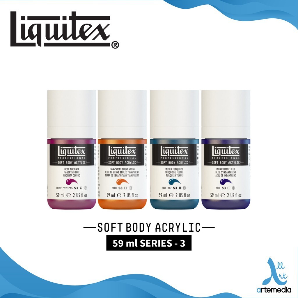 

Cat Akrilik Liquitex Soft Body 59ml Series 3 Acrylic Color Paint