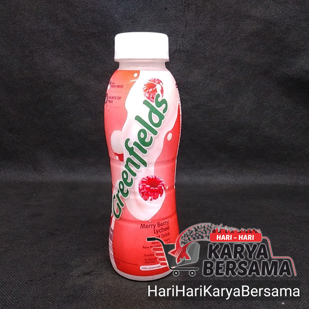 

MINUMAN GREEN FIELDS YOGURT DRINK MERRY BERRY LYCHEE BOTOL 240ML