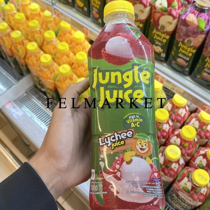 

Jungle Juice Lychee Jus / Jus Rasa Leci Lychee / 1 Ltr