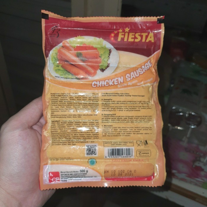 

Chicken Sausage / Sosis Ayam Fiesta 500gr