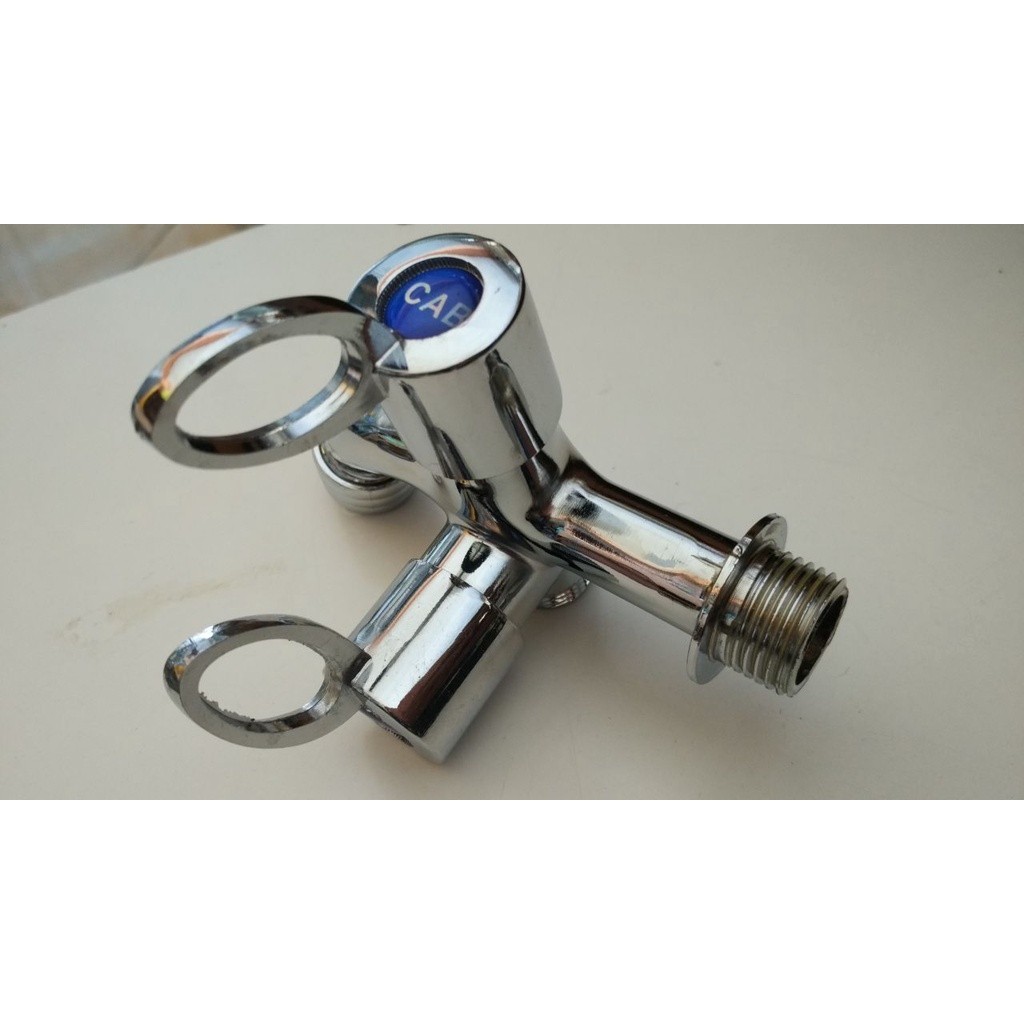 Kran Cabang CAB 3/4 & 1/2" Inch Stainless Kran Double Keran Shower