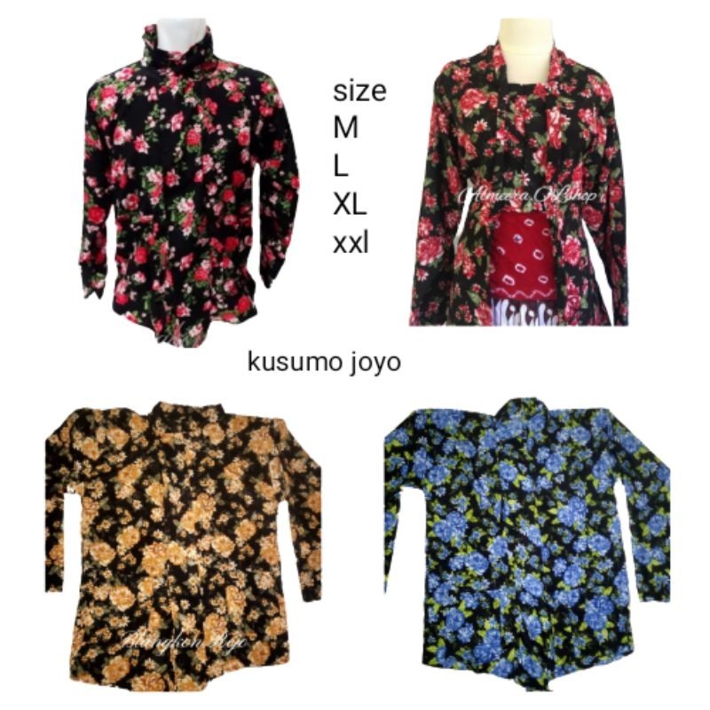 LURIK JAWA kebaya wanita GROSIR BAJU ADAT  SURJAN PRIA KEBAYA KUTU BARU MOTIF KEMBANG/BUNGA PRIA WAN