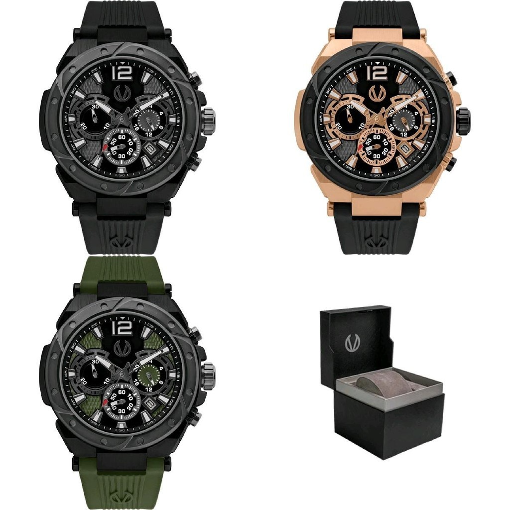 Jam Tangan Pria Christ Verra CV 53604G CV 53604 Original Rubber