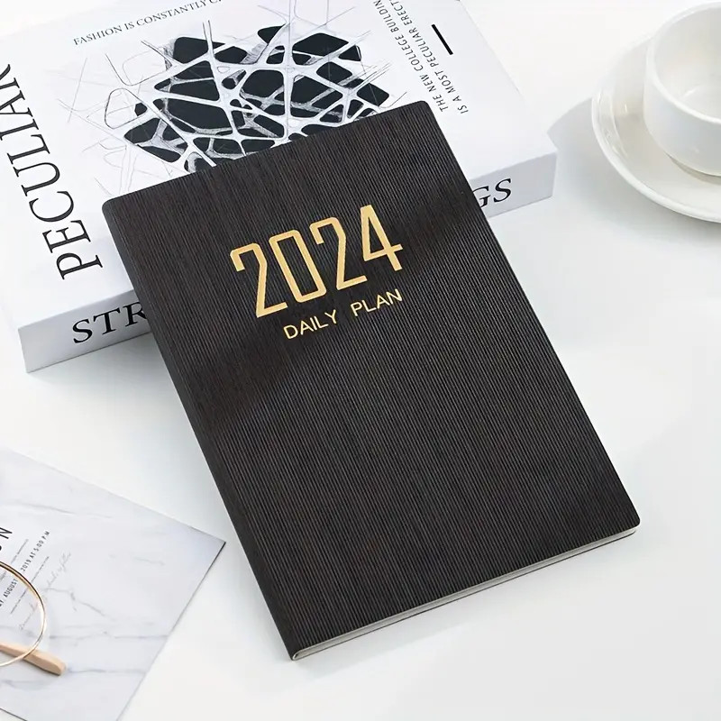 

MINKYS Buku Catatan Harian 2024 Notebook Planner 365 Days 64 Sheet A5 - MK5 #IbrahimaStoree