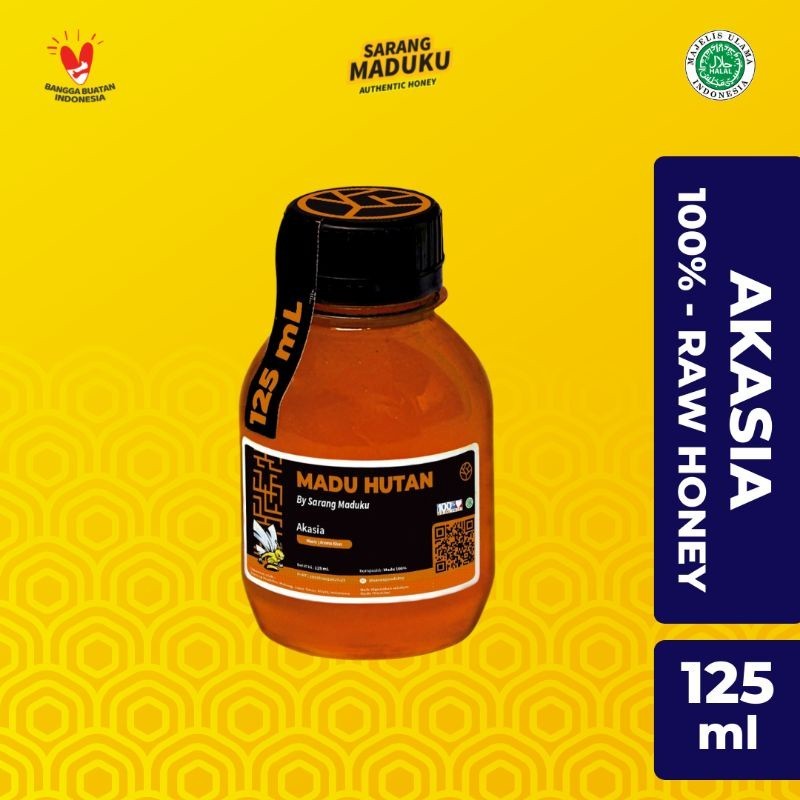 

Sarang Maduku - Madu Akasia Asli Murni 100% Raw Honey 125ml - Semarang