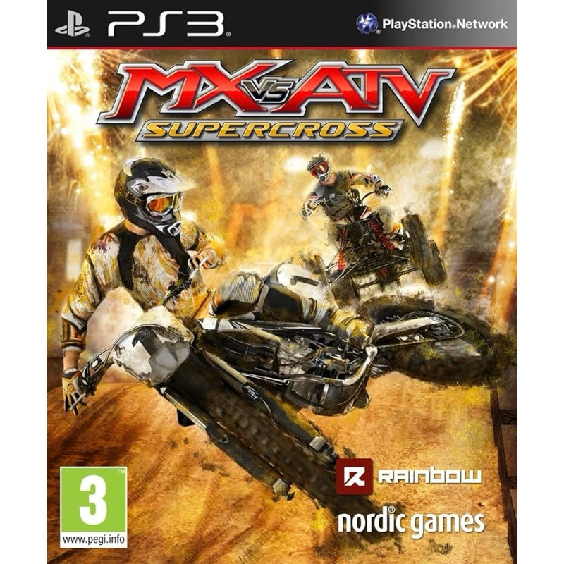MX VS ATV SUPERCROSS - PKG PS3 - GAME MURAH