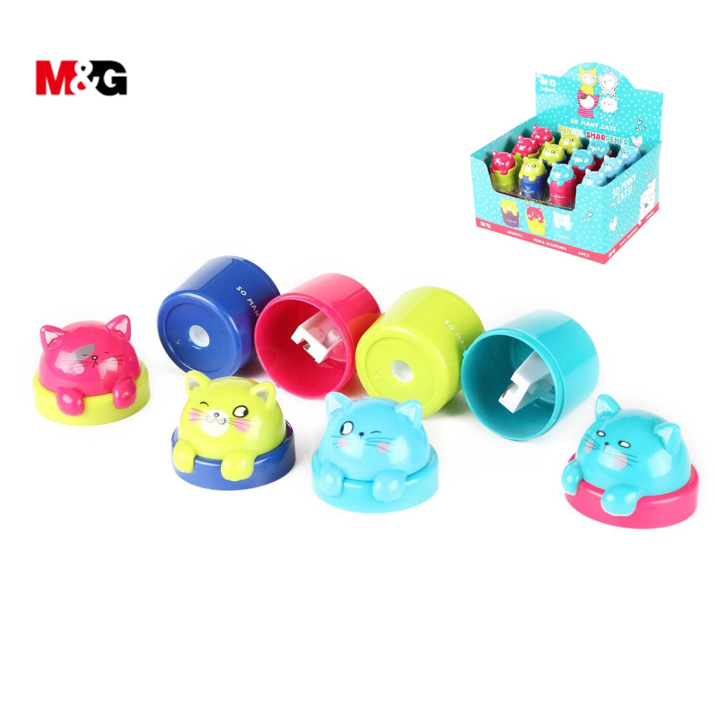 

M&G Rautan Sharpener M&G So Many Cats Serutan Tabung Bentuk Kucing Lucu #APSN1292 - Satuan - SHESB