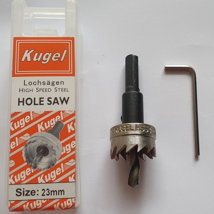 mata bor besi kugel KUGEL Hole saw HSS 23 mm - Mata Bor Besi 23 mm Original