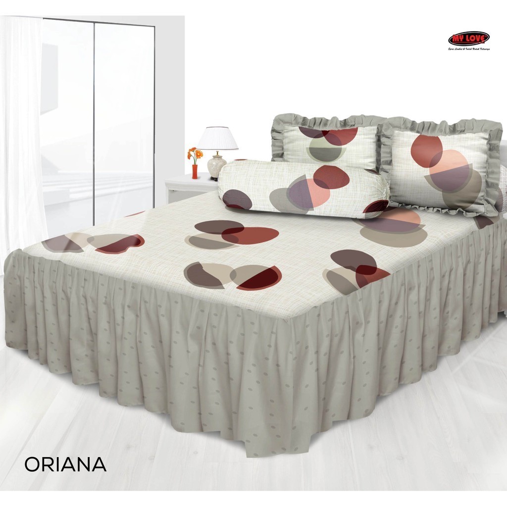 ALL NEW MY LOVE Sprei King Rumbai 180x200 Oriana