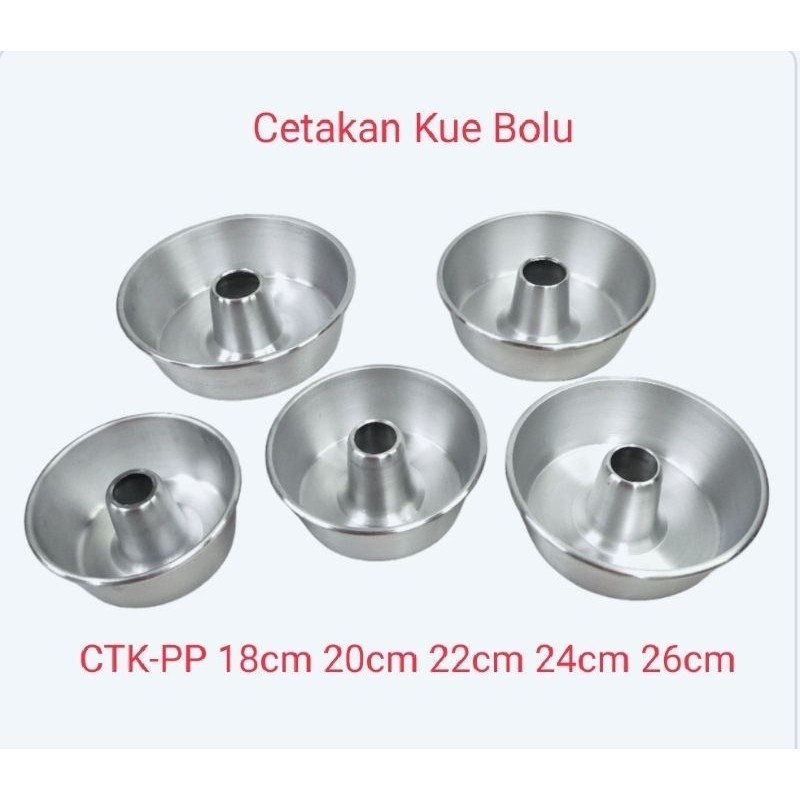 Cetakan Kue Bolu / Loyang Kue Tulban Bima Aluminium Press