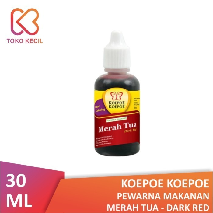 

Koepoe Koepoe Pewarna Makanan Merah Tua 30ml