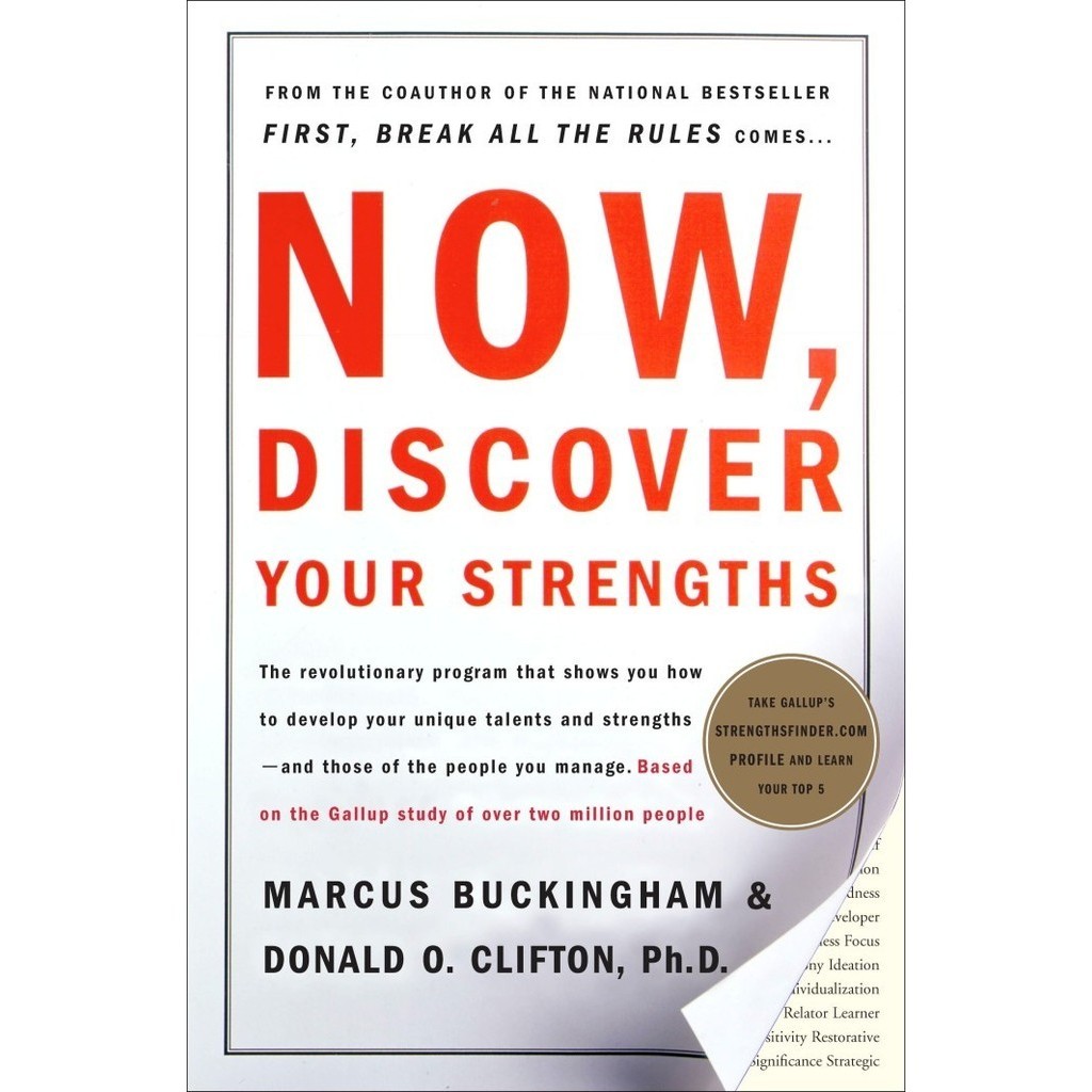 

Now, Discover Your Strengths Buckingham, Marcus; Clifton, Donald O