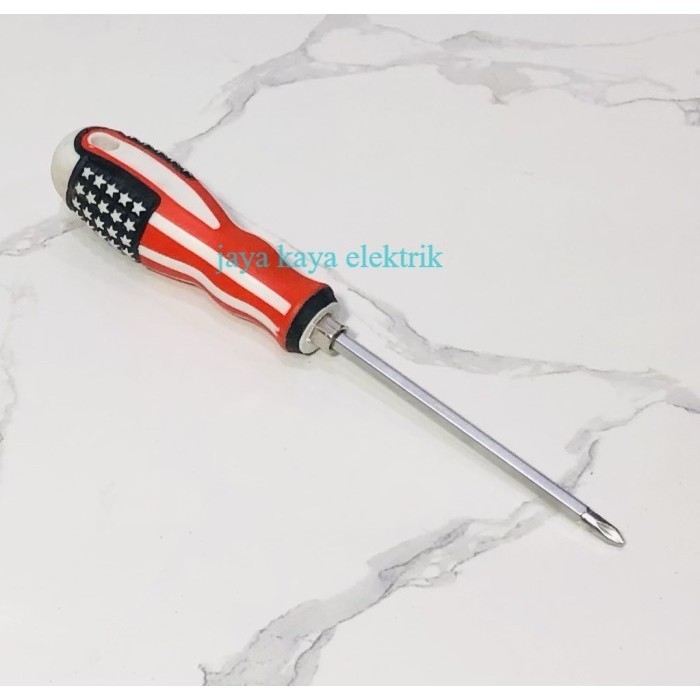 Obeng 2 Way 5 inch Plus Minus Amerika Obeng 2 Way USA