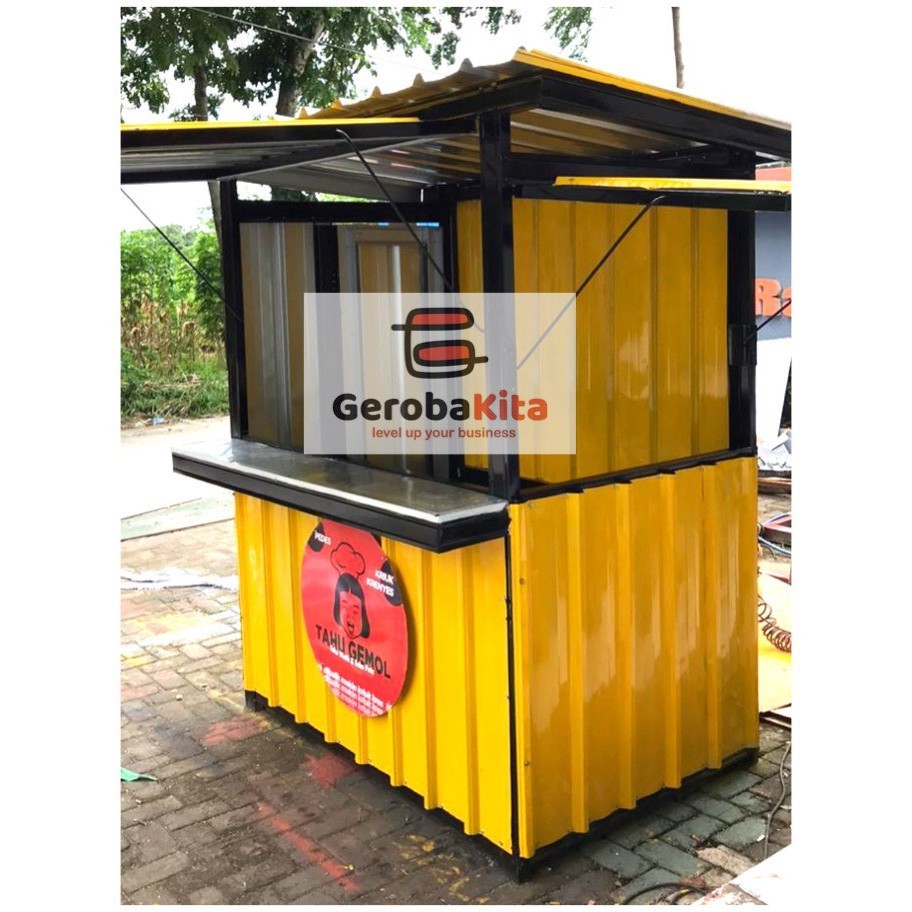 Booth Container Murah / Gerobak Kontainer Murah Kuliner/ booth murah