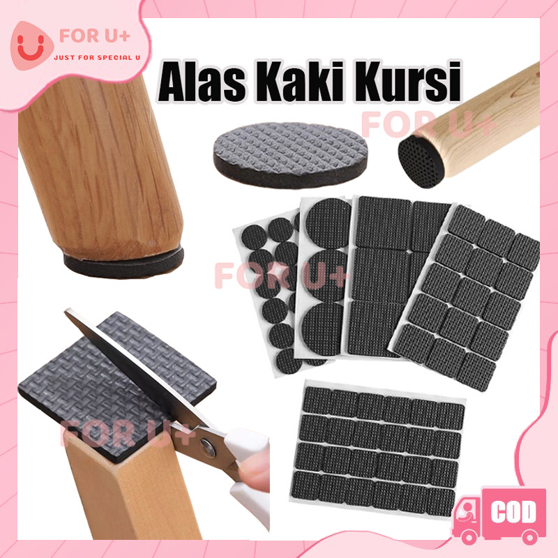 Anti Slip Meja Bahan Karet / Tatakan Ganjalan Meja Kursi Anti Slip / Karet Alas Kaki Meja Kursi Funi