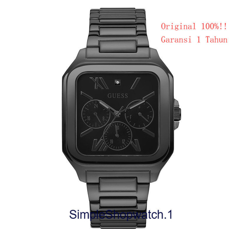 Original 100% GUESS GW0631G2  INTERGRITY Jam Tangan Pria  Black Garansi Resmi 1 Tahun