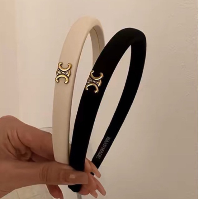 BANDO BANDANA KOREA TIPIS KECIL POLOS WANITA DEWASA / BANDO BANDANA BUSA KOREA TIPIS POLOS PASTEL DE