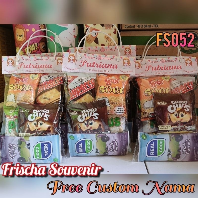

Paket Hemat FS052 (isi 10 Paket) Bingkisan Ulang Tahun / Hadiah Lomba / Souvenir Ultah