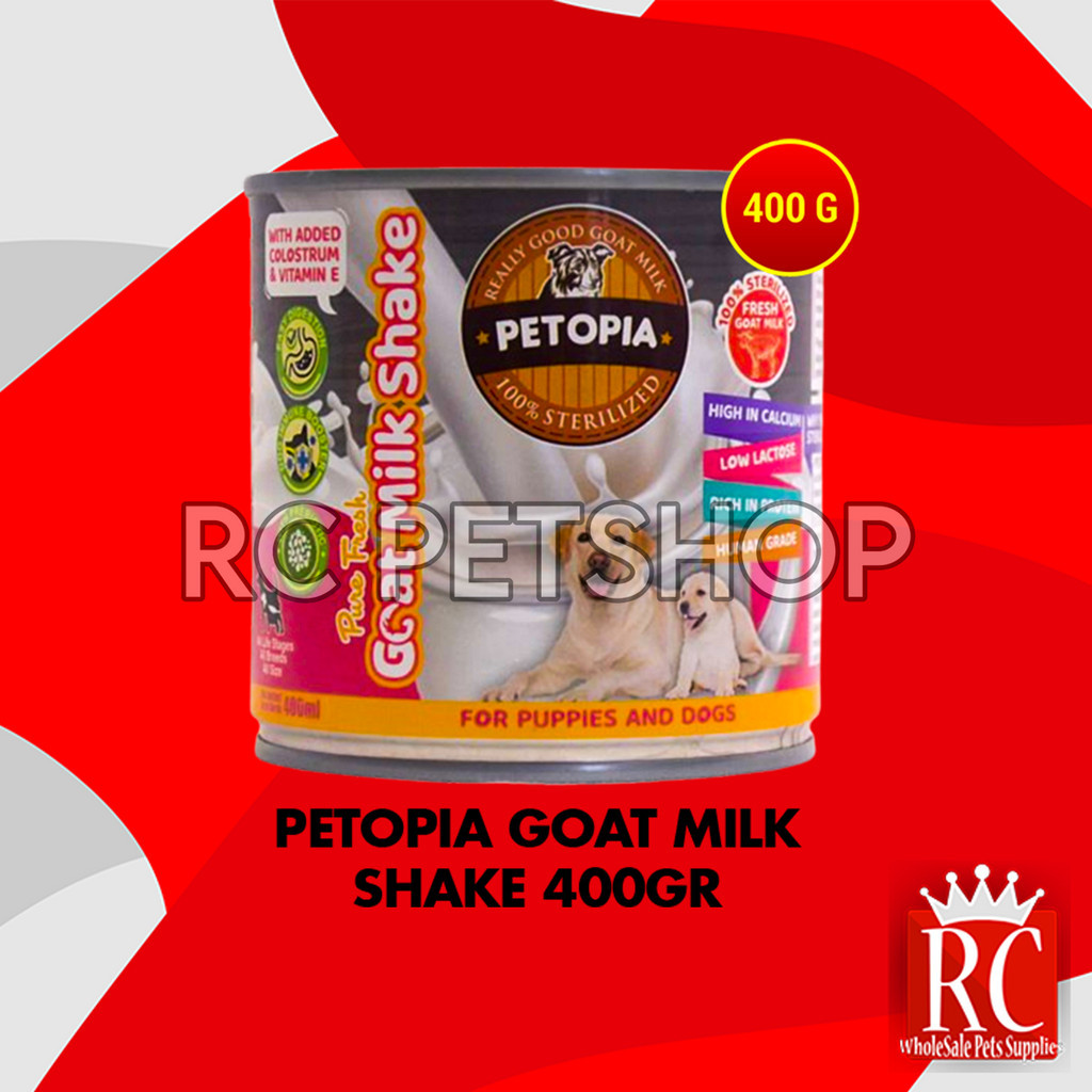 Susu Anjing Petopia Goat Milk Shake Puppy 400 Gram