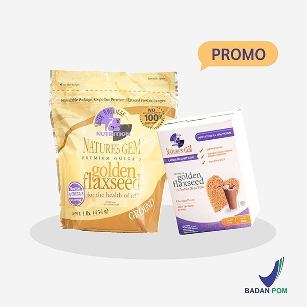 

NEW | PAKET PROMO Golden Flaxseed Nature's Gem + Flaxseed - Original