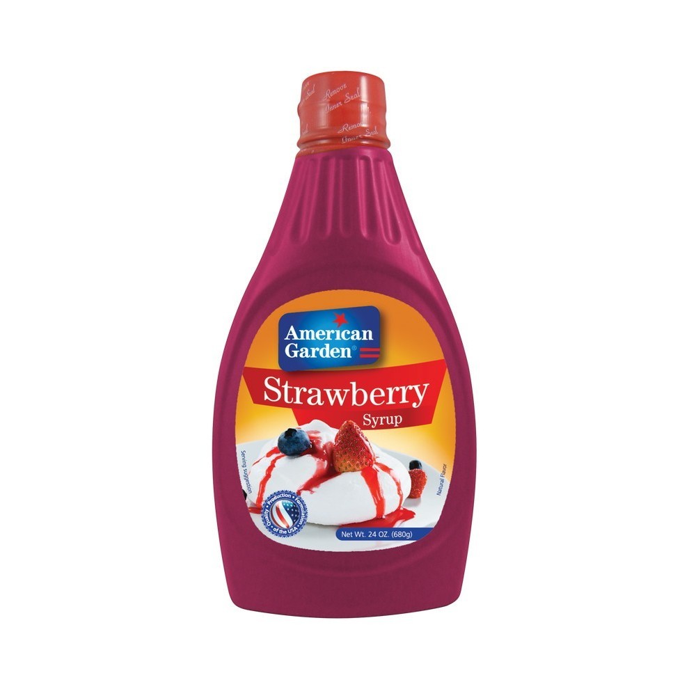 

Sirup Strawberi American Garden Strawberry Syrup 680g