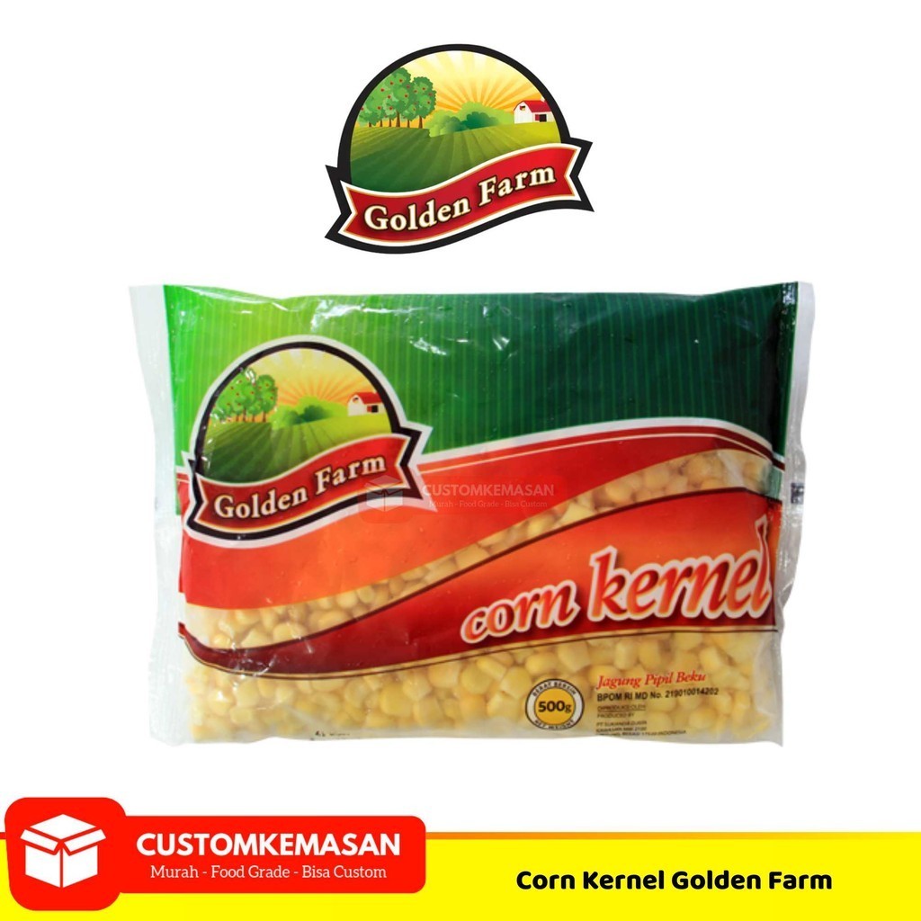 Golden Farm Corn Kernel 500g / Jagung Manis Pipil / Jagung Manis / Jagung Beku / Jagung Frozen / Jagung Pipil / Jagung Pipil Manis Jasuke / Jagung Pipil Golden Farm