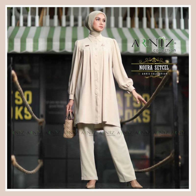 Noura&Loretta Tunik Set Celana By Arniz Collection Terbaru