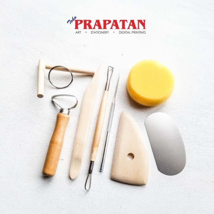 

V-TEC Alat Clay Tools Set 8pcs E005-8B -YY41