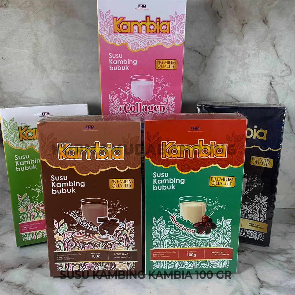 

SUSU KAMBING BUBUK KAMBIA 100gr BERBAGAI RASA PREMIUM QUALITY
