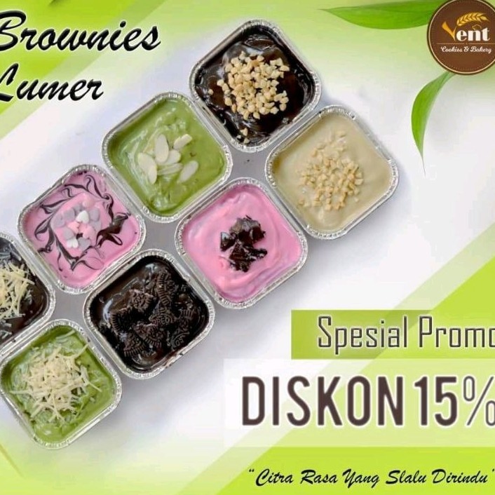 

brownies lumer mini 120 ml / dessert mini cup/ IEd Mubarak