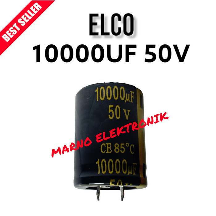 CAPASITOR ELCO NELC 10000UF 50V ASLI ORI ORIGINAL -BB12